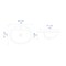 Alfi Brand ALFI brand ABC802 White 21" Round Drop In Ceramic Sink with Faucet Hole ABC802 - alternate 6